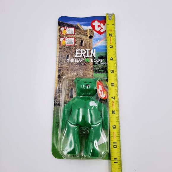 TY Teenie Beanie Baby Erin The Bear Retired 1999 McDonalds Toy New Read - Picture 8 of 9